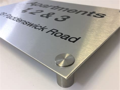 stainless steel signs for business